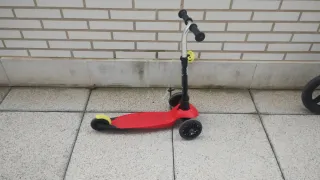 Patinete 3 ruedas rojo