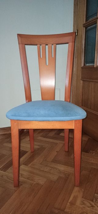 4 sillas de nogal