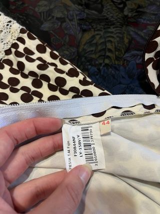 Traje Flamenca Marrón Beige Talla grande