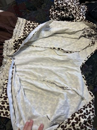 Traje Flamenca Marrón Beige Talla grande