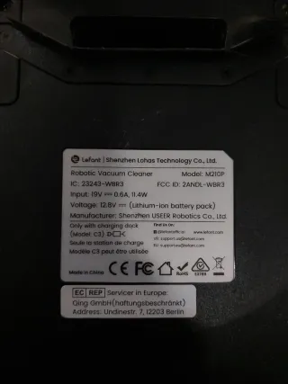 Aspiradora Robot LeFant POR PARTES