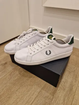 Zapatillas Fred Perry Piel Blancas Talla 47