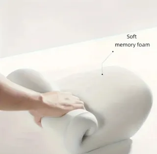 Almohada Lumbar DIKAMAN Negra Soporte S-Memory