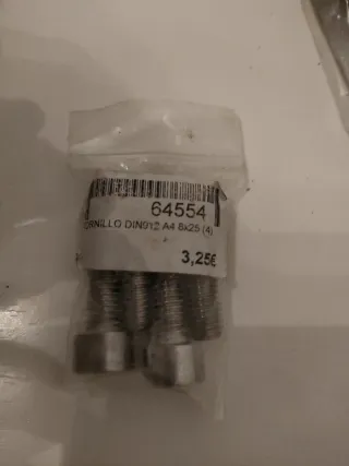 Guardacabos Inox 16mm + Mosquetones