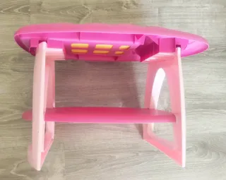 Cambiador de bebé Aimantine rosa y amarillo