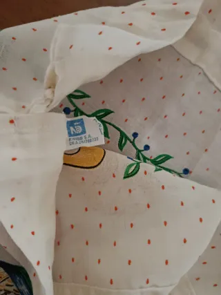 Bolsa de tela para pan antigua