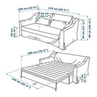 Sofa cama IKEA Farlov