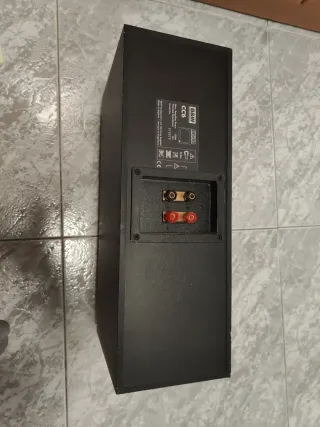 B&W CC6 Altavoz Central Negro