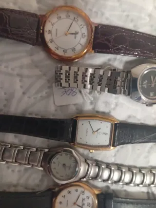 Lote de 8 relojes vintage algo negociable