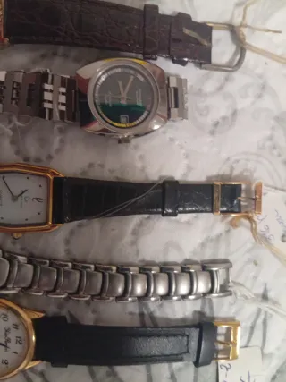 Lote de 8 relojes vintage algo negociable