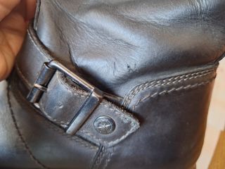 Botas de moto piel caña media hombre. Talla 42