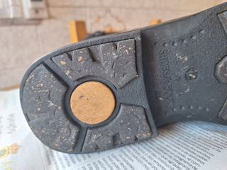 Botas de moto piel caña media hombre. Talla 42