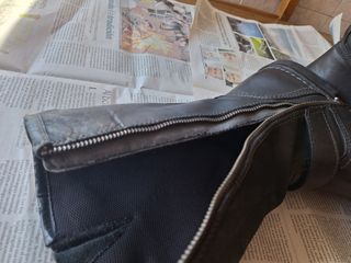 Botas de moto piel caña media hombre. Talla 42