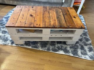 Mesa de centro de palets