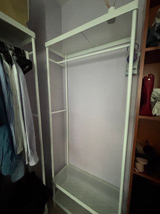 Armario Estantería Metálica Ikea Blanco