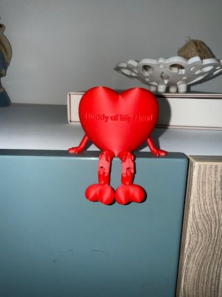 Cuore snodabile “Daddy of my Heart” – Stampa 3D