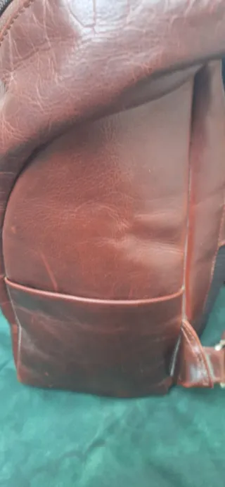 Mochila Piel Zerimar Hombre Marrón