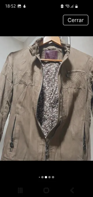 Cazadora Yes Miss marrón