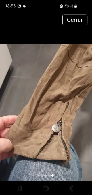 Cazadora Yes Miss marrón