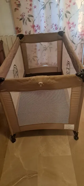 Cuna de viaje para niños 0-15 Kg + Almohada 3D res