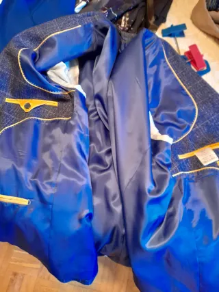 Americana JAVIER LOBATO azul cuadros hombre