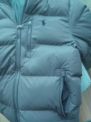 Abrigo Polo Forrado Gris