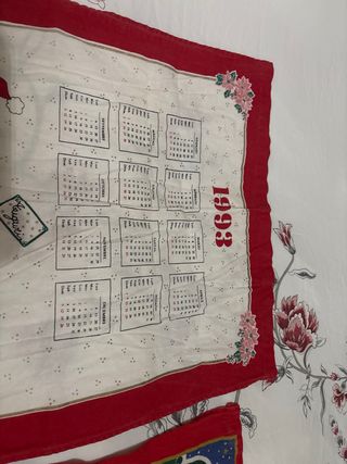 Calendario 1993 e 1996cotone  vintage  set