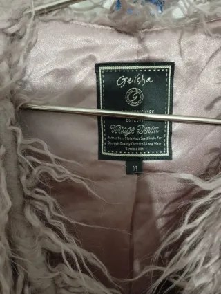 Chaleco pelo mujer Gokha rosa talla L