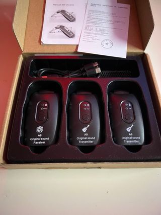 x2 DISPOSITIVO BAJO / GUITARRA WIRELESS A4