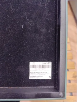 Caja decorativa cristal y madera