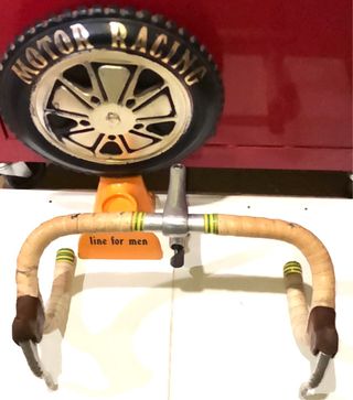 Manillar, potencia y manetas freno bicicleta