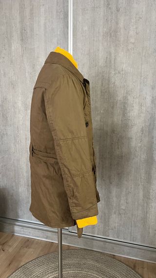 Chaqueta Zara Hombre Marrón y Amarillo