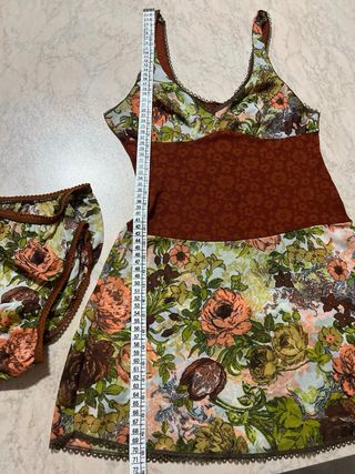 Baby doll con slip coordinato vintage anni ‘60-‘70