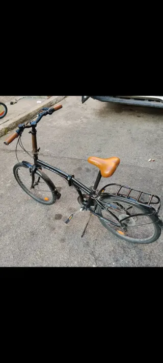 Bicicleta pieghevole Bpro P550 nera