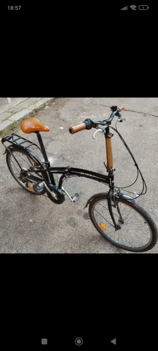 Bicicleta pieghevole Bpro P550 nera