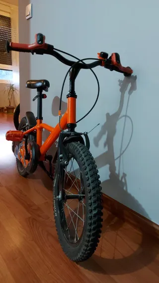 Bicicleta infantil 16" naranja (No se hace envío)