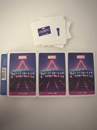 Cartas Marvel Carrefour