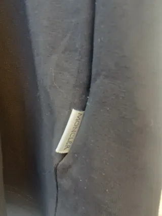 Camiseta Moncler Negra Logo