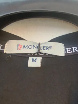 Camiseta Moncler Negra Logo