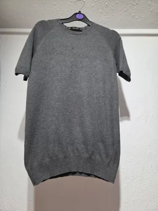 Jersey fino Zara gris talla XL