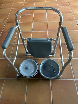 Silla WC plegable, ortopedia.