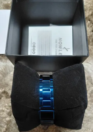 Reloj Nowley Azul y Plateado
