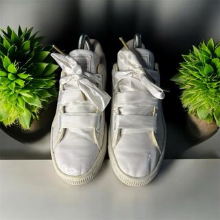 Sneakers Donna Puma Basket Bianche