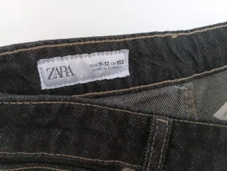 Pantalones baggy negros Zara Talle 11-12 años