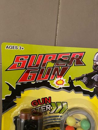 Pistola giocattolo Super Gun con bersagli