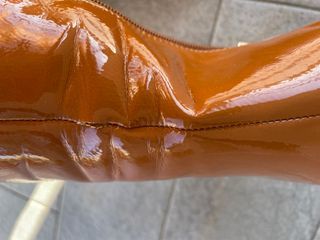 Stivaletti ASOS color cammello vernice