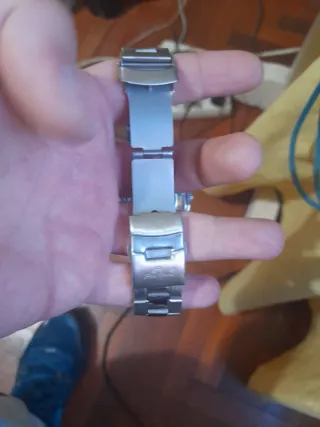 Reloj Automático Esqueleto Plata Negro