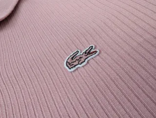 Polo Lacoste Rosa Talla S Mujer Nuevo