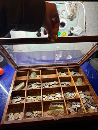 Lote de monedas antiguas