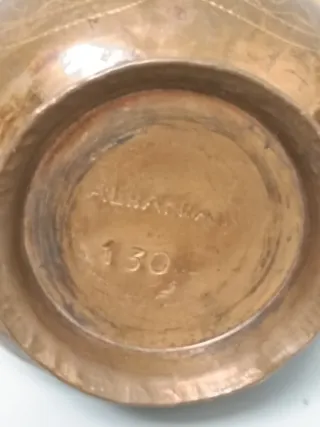 Antigüedad   Lote 3 Cobre Labrado  Albania.